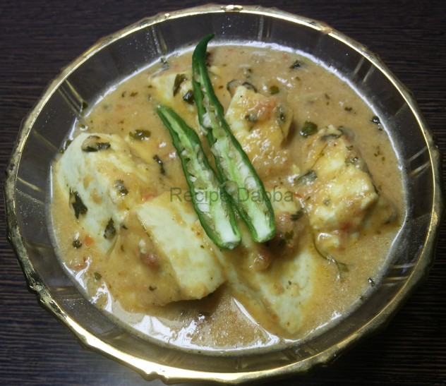 Khatta Meetha Paneer