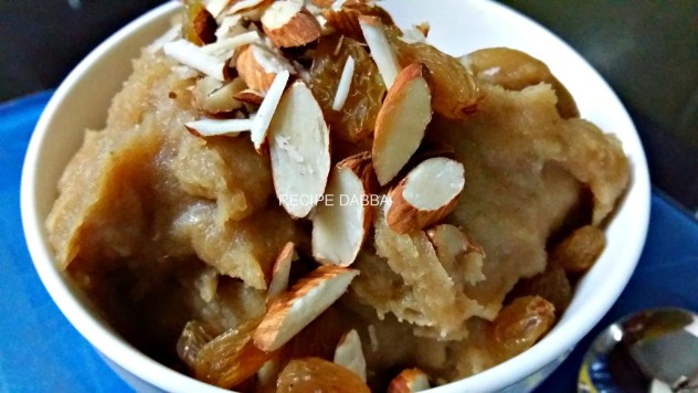 Wheat Jaggery Halwa