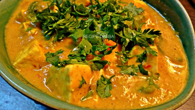 Paneer in Besan Curry