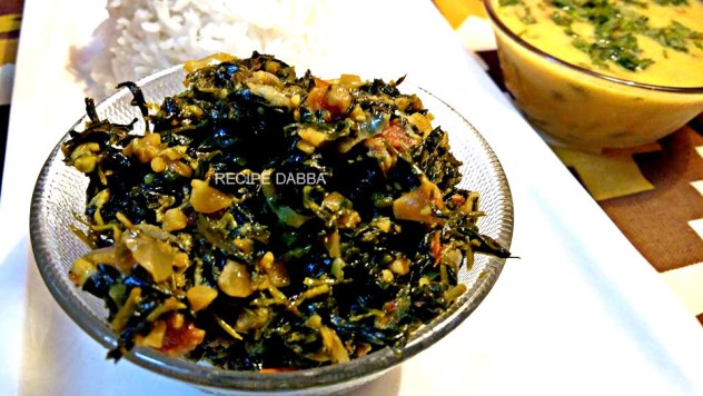 Peanut Methi Saag