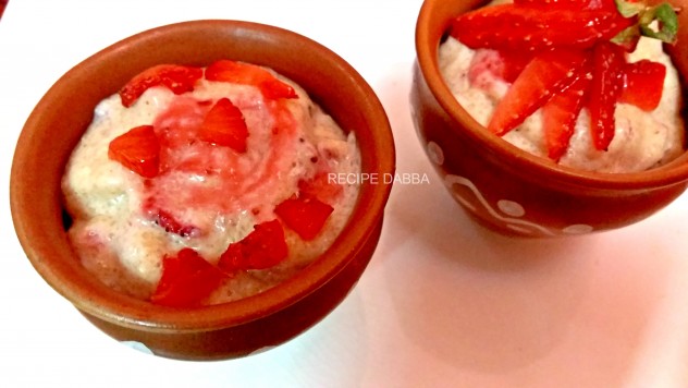 Strawberry Almond Phirni