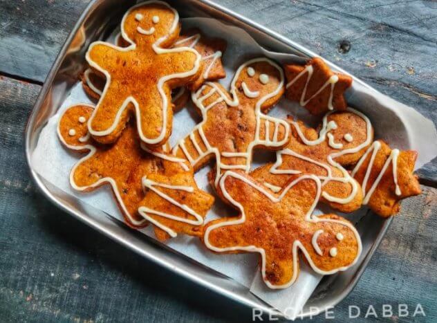 Wholewheat Gingerbread Cookies 