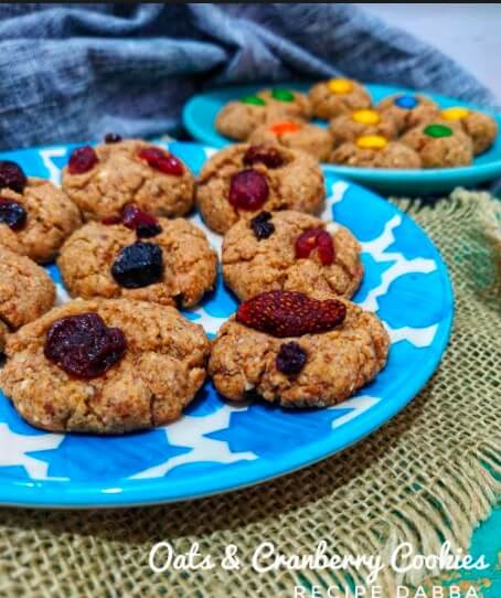 Oats & Cranberry Cookies