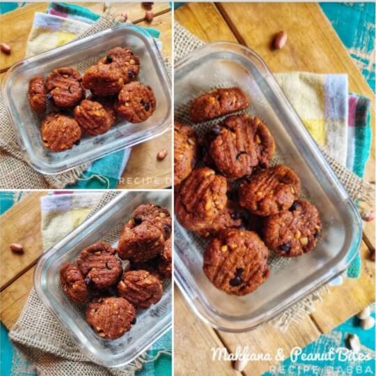 Makhana and Peanut Bites