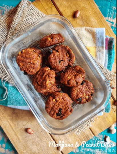 Makhana and Peanut Bites